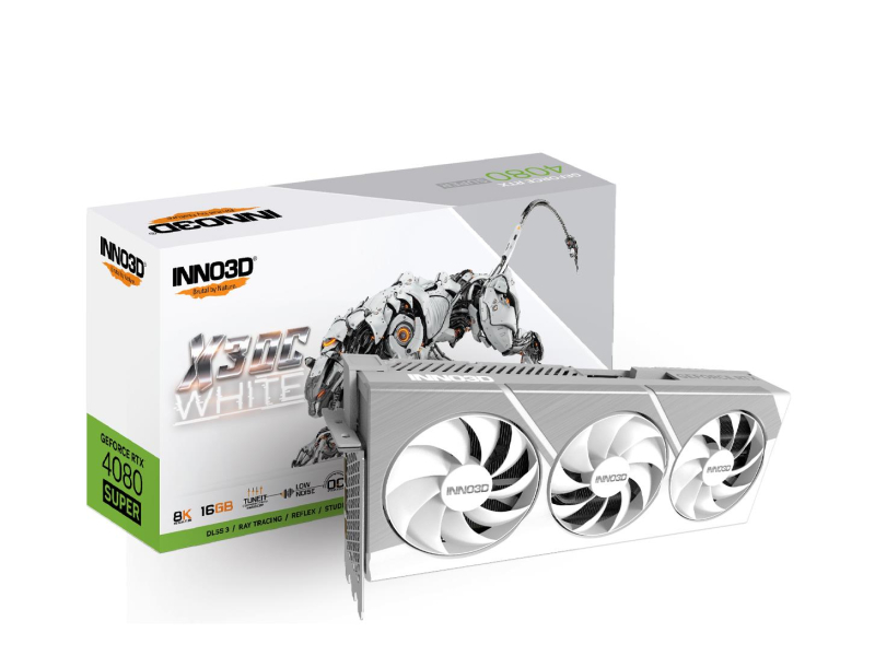 INNO3D GeForce RTX 4080 Super X3 OC White 16GB GDDR6X